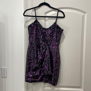 Mini sequence dress